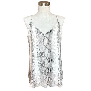 Stitch Fix Lavender Brown Madora Racerback Cami Snakeskin Tank